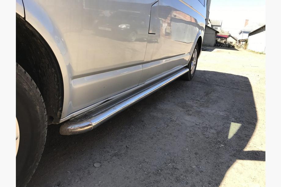 Volkswagen T5 Multivan 2003–2010 Estribos Laterales Premium (2 uds., Acero Inoxidable) Foto 4