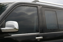 Volkswagen T5 Caravelle 2004-2010 Molduras de ventana (2 uds, acero inoxidable) foto 1