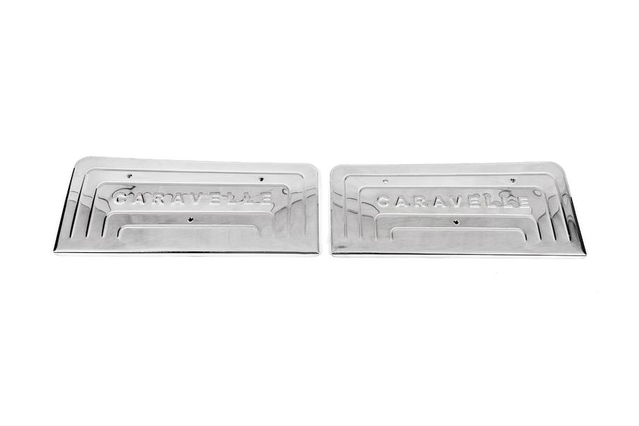 Volkswagen T5 Caravelle 2004-2010 Cubiertas de estriberas interiores (Omsa, acero inoxidable) Foto 4