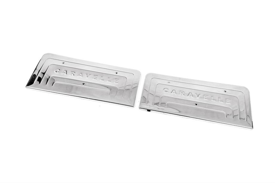 Volkswagen T5 Caravelle 2004-2010 Cubiertas de estriberas interiores (Omsa, acero inoxidable) Foto 5