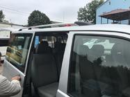Volkswagen T5 Caravelle 2004-2010 Barras de Techo Cromadas foto 2
