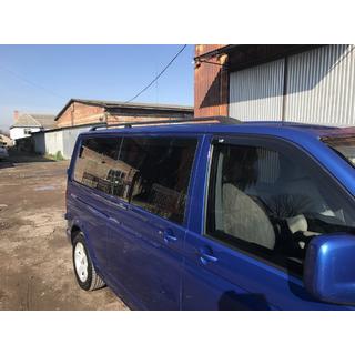 Barras de Techo Negras Volkswagen T5 Caravelle 2004-2010 foto 4