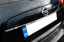 Nissan Juke 2010-2019 Moldura cromada sobre la matrícula (acero inoxidable) OmsaLine - Acero Inoxidable Italiano foto 2