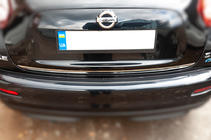 Nissan Juke 2010-2019 Moldura de maletero acero inoxidable OmsaLine - Acero Inoxidable Italiano foto 3