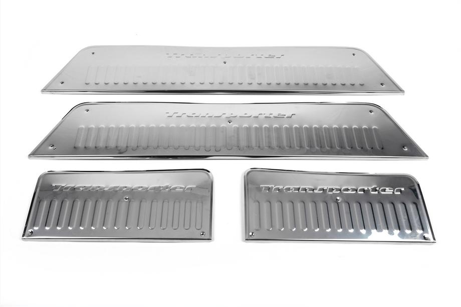 Volkswagen T5 2010-2015 Protecciones de umbral interior Carmos acero inoxidable 3 Puertas, Caravelle Foto 7
