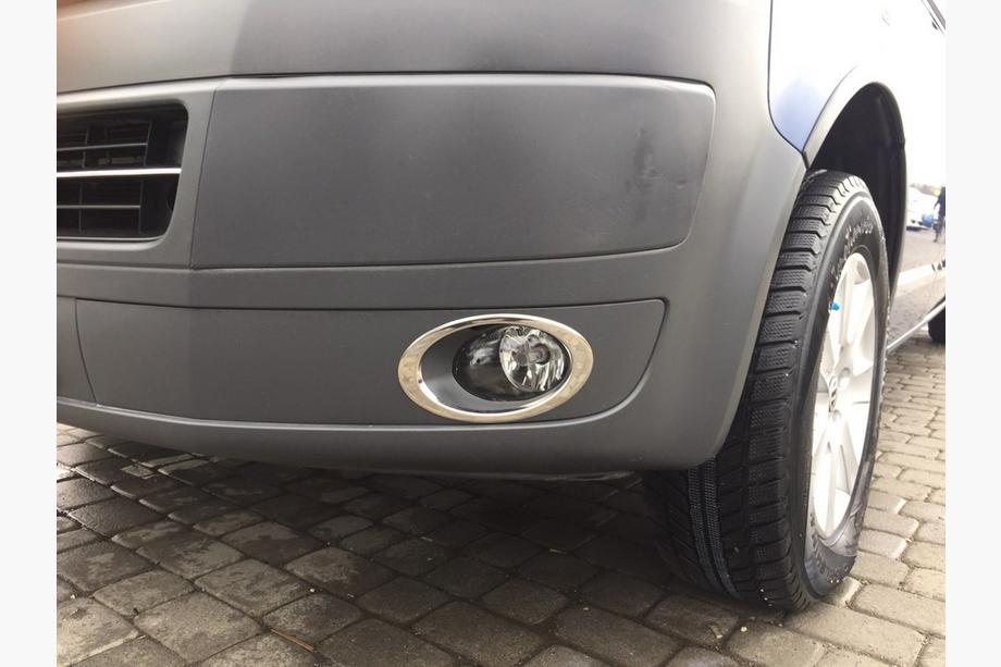 Volkswagen T5 2010-2015 Embellecedores para faros antiniebla (2 uds., acero inoxidable) OmsaLine - Acero Inoxidable Italiano Foto 2