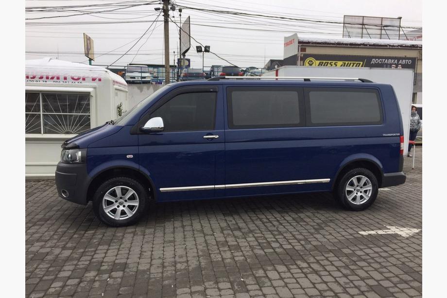 Volkswagen T5 2010-2015 Molduras de Puerta Acero Inoxidable Cromo 1 Puerta, Larga, OmsaLine - Acero Inoxidable Italiano Foto 4