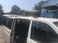 Volkswagen T5 2010-2015 Barras de Techo Negras Base larga, pies de plástico foto 10