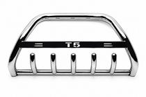 Volkswagen T5 2010-2015 Defensa Delantera WT003 (Acero Inoxidable) 60 mm, sin inscripción foto 5