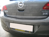 Opel Astra J 2009-2015 Moldura maletero acero inoxidable foto 2