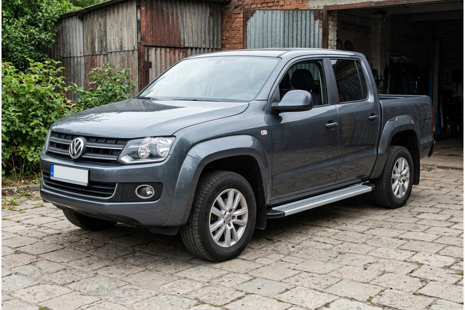 Volkswagen Amarok 2010-2022 Estribos Laterales Maya V2 (2 uds., Aluminio) Image