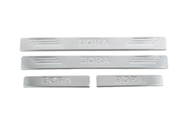 Volkswagen Bora 1998-2004 Embellecedores de umbral OmsaLine (4 uds, acero inoxidable) foto 1