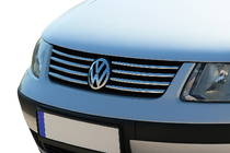Volkswagen Passat B5 1997-2005 Cubiertas de Parrilla Cromadas (Acero Inoxidable) 1996-2001, Carmos - Acero Turco foto 1