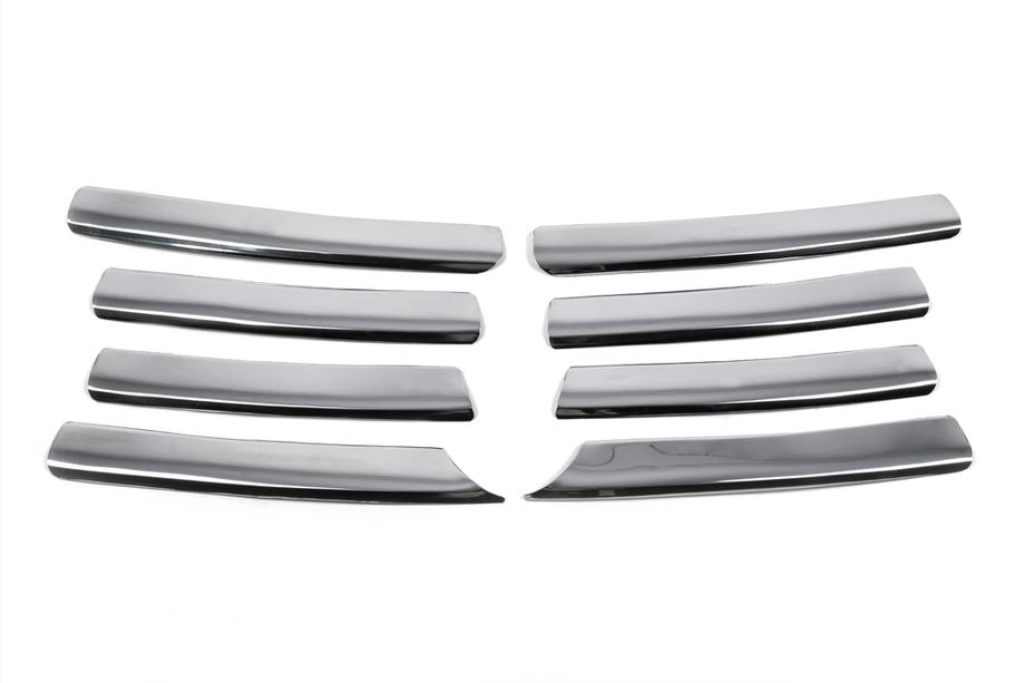 Volkswagen Sharan 1995-2010 Cubiertas de Parrilla Cromadas (Acero Inoxidable) 1995-2000 año, 6 tiras Foto 3