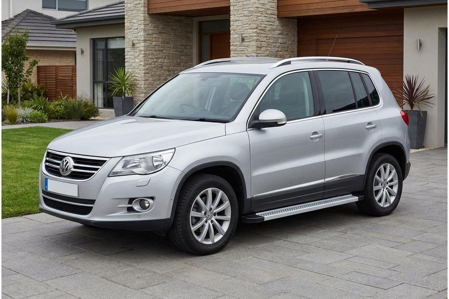 Volkswagen Tiguan 2007-2016 NOVEDAD!!! Estribos Laterales Maya V2 (2 uds., Aluminio) Image