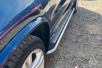 Volkswagen Tiguan 2007-2016 Estribos Laterales Maydos V2 (2 uds, acero inoxidable) foto 1