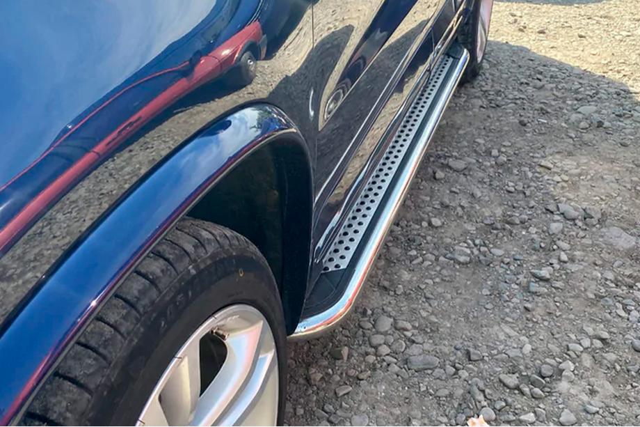 Volkswagen Tiguan 2007-2016 Estribos Laterales Maydos V2 (2 uds, acero inoxidable) Image