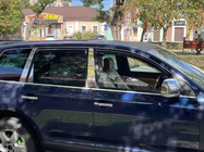 Volkswagen Touareg 2002–2010 Cubiertas Cromadas para Manijas de Puerta (4 uds, Acero Inoxidable) Sin botones, Carmos - Acero turco foto 3