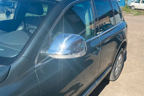 Volkswagen Touareg 2002–2010 Cubiertas de Espejos 2007-2010 (2 uds, Acero Inoxidable) Carmos - Acero Turco foto 5
