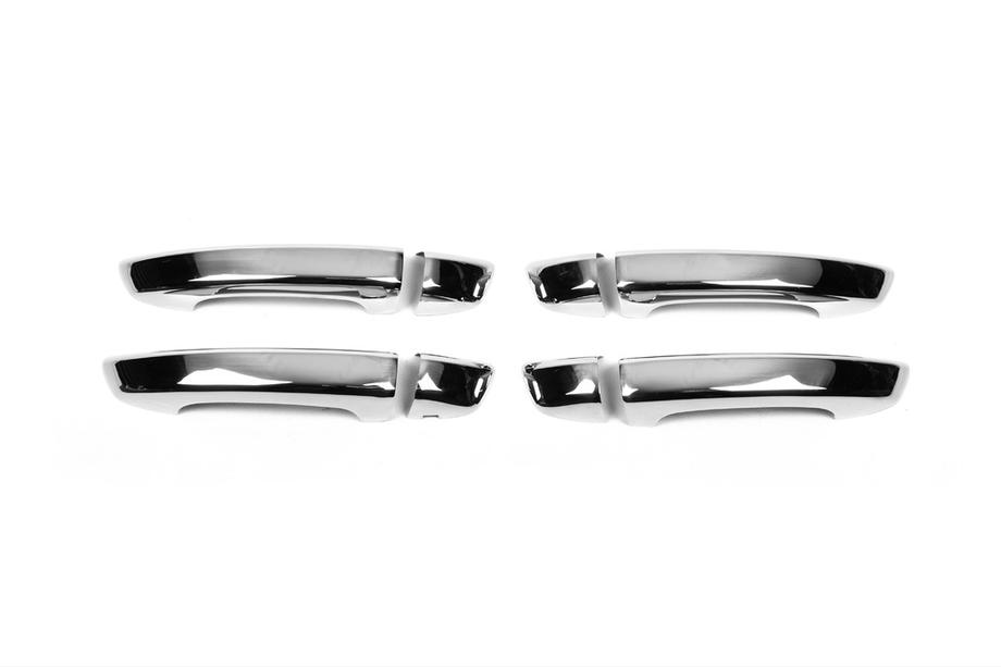 Volkswagen Touareg 2010-2018 Cubiertas de Manijas Cromadas (4 uds., Acero Inoxidable) OmsaLine - Acero Inoxidable Italiano Image
