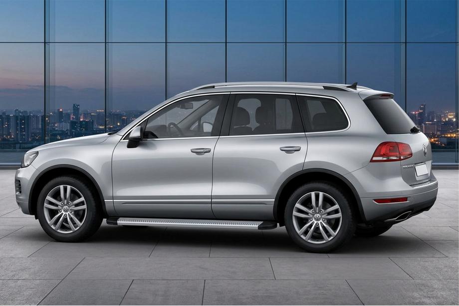 Volkswagen Touareg 2010-2018 Estribos Laterales Maya V2 (2 uds., Aluminio) Foto 1