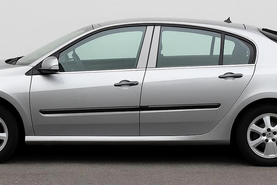 Renault Laguna 2007-2015 Molduras de Acero Inoxidable para Pilares de Puerta (4 uds) Image