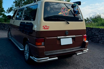 Volkswagen T4 Transporter 1990-2003 Esquinas traseras dobles AK003-Double (2 uds, acero inoxidable) foto 7