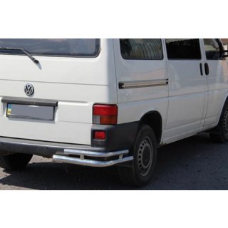Esquinas traseras dobles AK003-Double (2 uds, acero inoxidable) Volkswagen T4 Transporter 1990-2003 foto 2
