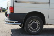 Volkswagen T4 Caravelle/Multivan 1990–2003 Esquinas traseras dobles AK003-Double (2 uds, acero inoxidable) foto 3
