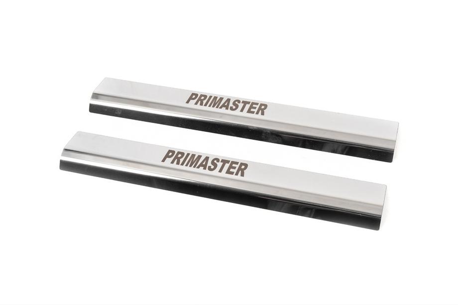 Nissan Primastar 2002-2014 Umbrales de puerta VIP (2 uds, acero inoxidable) Foto 1