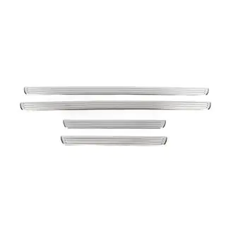 Protecciones de umbral interior de acero inoxidable Carmos (4 uds)