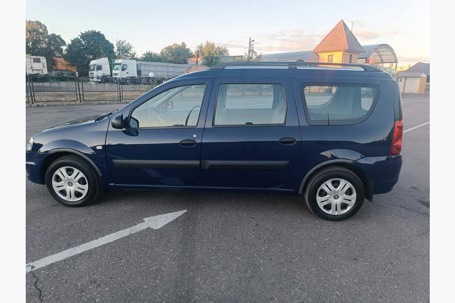 Dacia Logan MCV 2004-2014 Barras de Techo Negras Patas Metálicas Foto 4