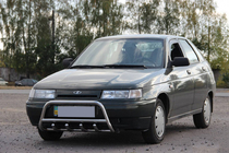 VAZ 2110-21115 1995-2015 Defensa Delantera WT003 60mm Acero Inoxidable foto 2