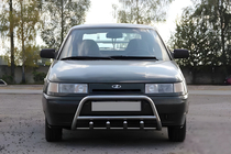 VAZ 2110-21115 1995-2015 Defensa Delantera WT003 60mm Acero Inoxidable foto 1