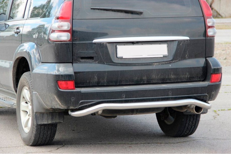 Toyota Land Cruiser Prado 120 2002-2009 Protector Trasero AK008 Foto 6