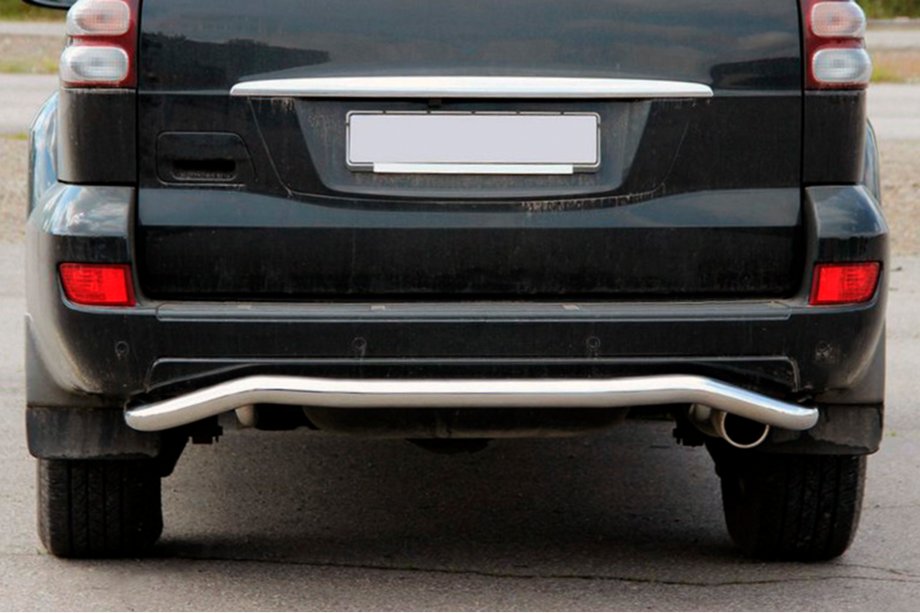 Toyota Land Cruiser Prado 120 2002-2009 Protector Trasero AK008 Foto 2