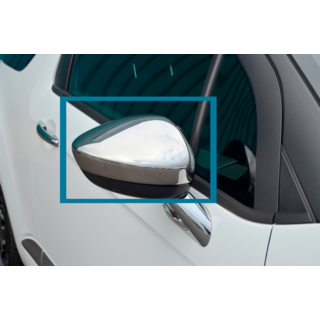 Cubiertas de Espejos (2 uds, Acero Inoxidable) Peugeot RCZ 2010-2015 foto 2