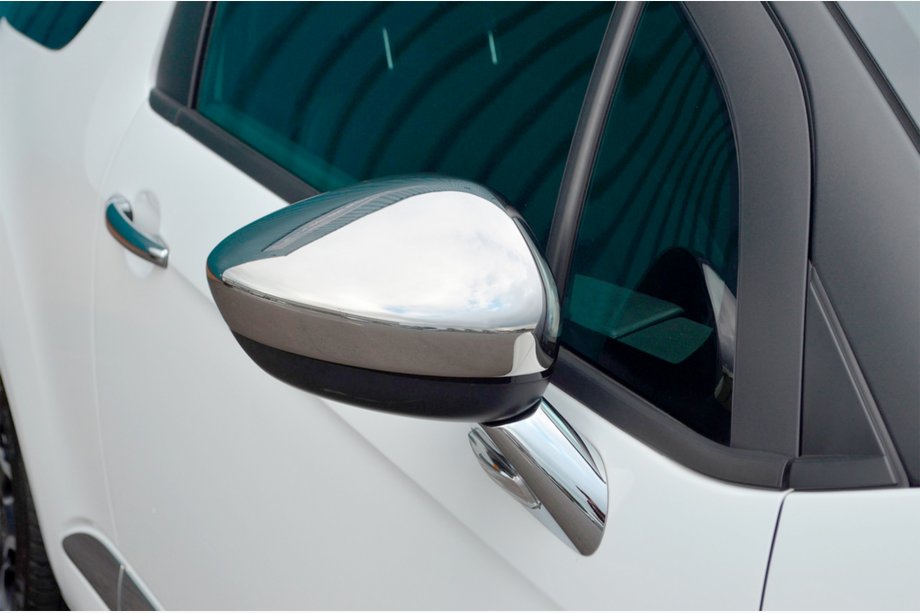 Peugeot RCZ 2010-2015 Cubiertas de Espejos (2 uds, Acero Inoxidable) Carmos - Acero Inoxidable Turco Foto 8