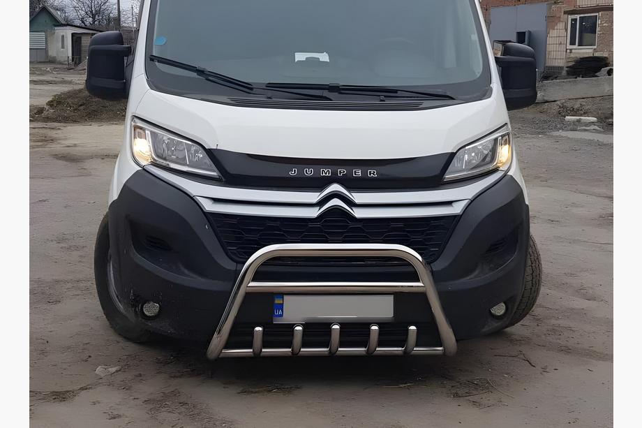 Fiat Ducato 2006-2025 Defensa Delantera WT003 (Acero Inoxidable) Image