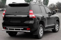 Toyota Land Cruiser Prado 150 2009-2023 Barra Trasera AK002-2v2 (Acero Inoxidable) foto 1