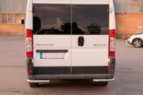 Fiat Ducato 2006-2025 Esquinas traseras AK003 (2 uds., acero inoxidable) foto 2