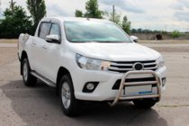 Toyota Hilux 2015- Defensa Delantera WT023 (Acero Inoxidable) foto 2