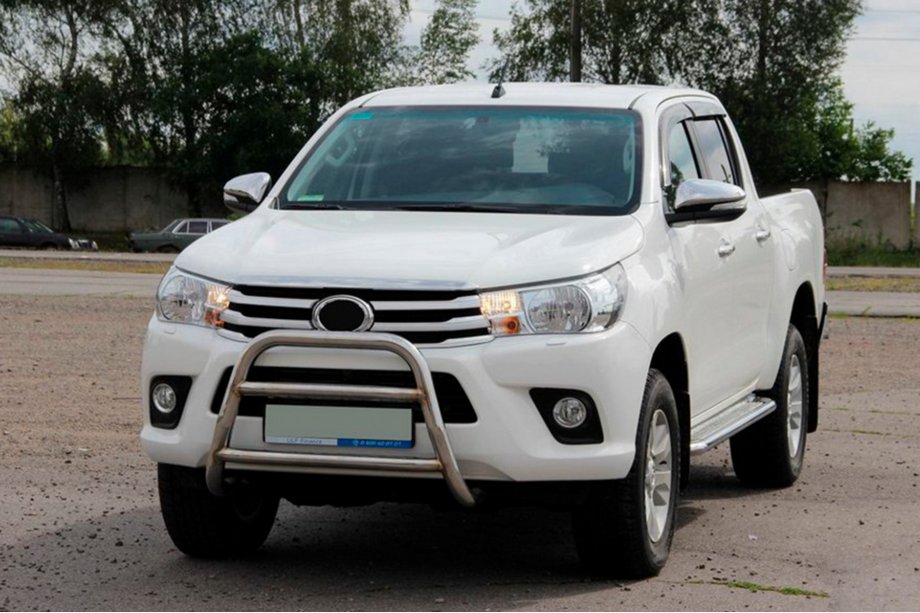 Toyota Hilux 2015- Defensa Delantera WT023 (Acero Inoxidable) Image