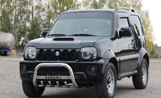 Suzuki Jimny 1998-2018 Defensa Delantera QT006 (Acero Inoxidable) foto 3