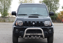 Suzuki Jimny 1998-2018 Defensa Delantera QT006 (Acero Inoxidable) foto 2