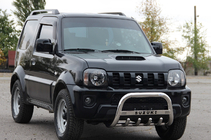 Suzuki Jimny 1998-2018 Defensa Delantera QT006 (Acero Inoxidable) foto 4
