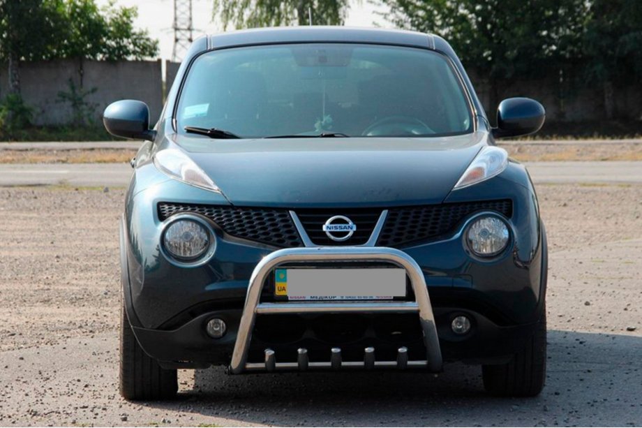 Nissan Juke 2010-2019 Defensa Delantera QT012 (Acero Inoxidable) Image