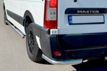 Renault Master 2011-2023 Esquinas traseras AK003 (2 uds., acero inoxidable) foto 6