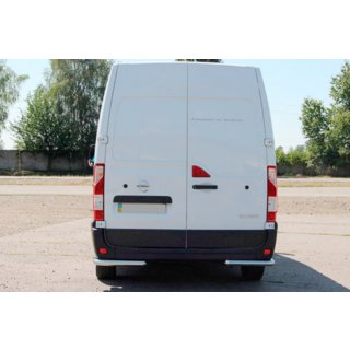 Esquinas traseras AK003 (2 uds., acero inoxidable) Opel Movano 2010-2021 foto 4