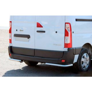 Esquinas traseras AK003 (2 uds., acero inoxidable) Opel Movano 2010-2021 foto 1